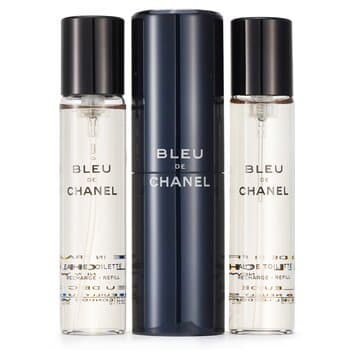 Chanel Bleu De Chanel Eau De Toilette Travel Spray & Two Refills 3x20ml/0.7oz Chanel Bleu De Chanel Eau De Toilette Travel Spray & Two Refills 3x20ml/0.7oz