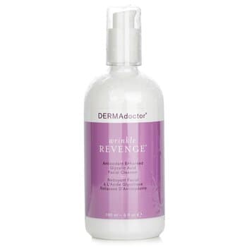 DERMAdoctor Wrinkle Revenge Antioxidant Enhanced Glycolic Acid Facial Cleanser 180ml/6oz DERMAdoctor Wrinkle Revenge Antioxidant Enhanced Glycolic Acid Facial Cleanser 180ml/6oz