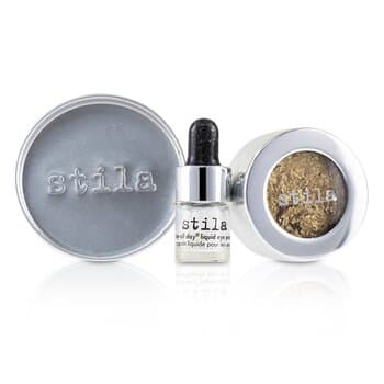 Stila Magnificent Metals Foil Finish Eye Shadow With Mini Stay All Day Liquid Eye Primer - Gilded Gold 2pcs Stila Magnificent Metals Foil Finish Eye Shadow With Mini Stay All Day Liquid Eye Primer - Gilded Gold 2pcs