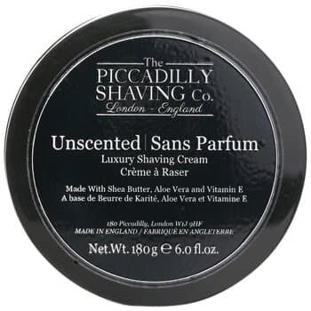 The Piccadilly Shaving Co. Unscented Luxury Shaving Cream 180g/6oz The Piccadilly Shaving Co. Unscented Luxury Shaving Cream 180g/6oz