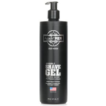 Agadir Argan Oil Agadir Men Invisible Shave Gel - Oud Wood 473ml/16oz Agadir Argan Oil Agadir Men Invisible Shave Gel - Oud Wood 473ml/16oz