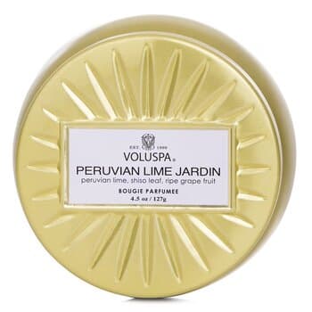 Voluspa Mini Tin Candle - Peruvian Lime Jardin 127g/4.5oz Voluspa Mini Tin Candle - Peruvian Lime Jardin 127g/4.5oz
