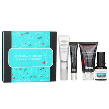 Dr. Brandt 25 Years Of Dr. Brandt Kit: Microdermabrasion 60g+ Wrinkle Smoothing Cream 15g+ Pore Refiner Primer 30ml+ No More Baggage 15g 4pcs Dr. Brandt 25 Years Of Dr. Brandt Kit: Microdermabrasion 60g+ Wrinkle Smoothing Cream 15g+ Pore Refiner Primer 30ml+ No More Baggage 15g 4pcs