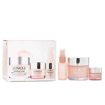 Clinique Moisture Surge Set: Moisture Surge 100H 125ml+ All About Eyes 15ml+ Moisture Surge Face Spray Thirsty Skin Relief 30ml 3pcs Clinique Moisture Surge Set: Moisture Surge 100H 125ml+ All About Eyes 15ml+ Moisture Surge Face Spray Thirsty Skin Relief 30ml 3pcs