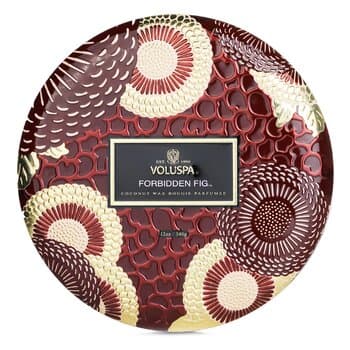 Voluspa 3 Wick Decorative Tin Candle - Forbidden Fig 340g/12oz Voluspa 3 Wick Decorative Tin Candle - Forbidden Fig 340g/12oz