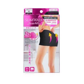 SlimWalk Buttocks Shorts for Sports, #Black (Size: M) 1pair SlimWalk Buttocks Shorts for Sports, #Black (Size: M) 1pair