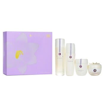 Tatcha Ritual For Firm Skin Set: Camellia Cleansing Oil 150ml + Essence 150ml + Silk Cream 50ml + Rice Polish 60g 4pcs Tatcha Ritual For Firm Skin Set: Camellia Cleansing Oil 150ml + Essence 150ml + Silk Cream 50ml + Rice Polish 60g 4pcs