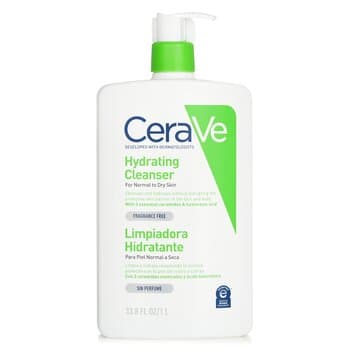 CeraVe Hydrating Cleanser For Normal to Dry Skin 1000ml/33.8oz CeraVe Hydrating Cleanser For Normal to Dry Skin 1000ml/33.8oz