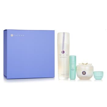 Tatcha Essence Bundle: The Essence Plumping Skin Softener 150ml + The Silk Cream 50ml + Water Cream 5ml + Texture Tonic 25ml 4pcs Tatcha Essence Bundle: The Essence Plumping Skin Softener 150ml + The Silk Cream 50ml + Water Cream 5ml + Texture Tonic 25ml 4pcs