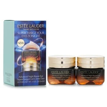 에스티로더 Estee Lauder 어드밴스드 나이트 리페어 아이 슈퍼차지드 젤-크림 듀오 (여행 단독) 2x15ml 에스티로더 Estee Lauder 어드밴스드 나이트 리페어 아이 슈퍼차지드 젤-크림 듀오 (여행 단독) 2x15ml