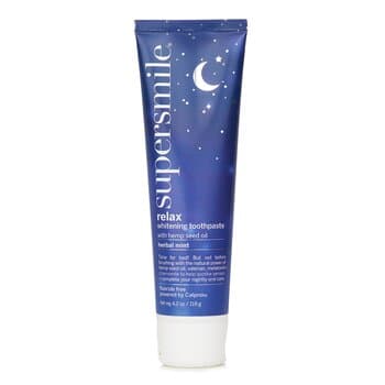 Supersmile Relax Whitening Toothpaste With Hemp Seed Oil 4.2oz/119g Supersmile Relax Whitening Toothpaste With Hemp Seed Oil 4.2oz/119g