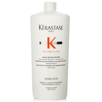 Kerastase Nutritive Bain Satin Riche High Nutrition Rich Shampoo With Essential Nutriments (Very Dry Hair) 1000ml/34oz Kerastase Nutritive Bain Satin Riche High Nutrition Rich Shampoo With Essential Nutriments (Very Dry Hair) 1000ml/34oz