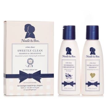 Noodle & Boo Sweetly Clean Kit: Extra Gentle Shampoo 59ml + Noursihing Cream Rinse 59ml 2pcs 2pcs Noodle & Boo Sweetly Clean Kit: Extra Gentle Shampoo 59ml + Noursihing Cream Rinse 59ml 2pcs 2pcs