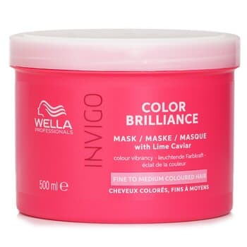 Wella Invigo Color Brilliance Mask With Lime Caviar Fine To Medium Colored Hair 500ml Wella Invigo Color Brilliance Mask With Lime Caviar Fine To Medium Colored Hair 500ml