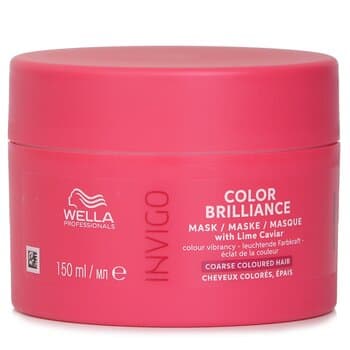 Wella Invigo Color Brilliance Mask With Lime Caviar Coarse Colored Hair 150ml Wella Invigo Color Brilliance Mask With Lime Caviar Coarse Colored Hair 150ml