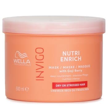 Wella Invigo Nutri Enrich Mask With Goji Berry Dry Or Stressed Hair 500ml Wella Invigo Nutri Enrich Mask With Goji Berry Dry Or Stressed Hair 500ml