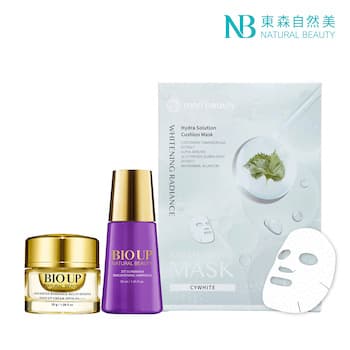 Natural Beauty 60-Day Brightening & Repair Set:Hydra Solution Cushion Mask (Whitening Radiance)+Advanced Radiance Multi-Defense Tone Up Cream SPF50+377 Luminous Brightening Ampoule 3pcs Natural Beauty 60-Day Brightening & Repair Set:Hydra Solution Cushion Mask (Whitening Radiance)+Advanced Radiance Multi-Defense Tone Up Cream SPF50+377 Luminous Brightening Ampoule 3pcs