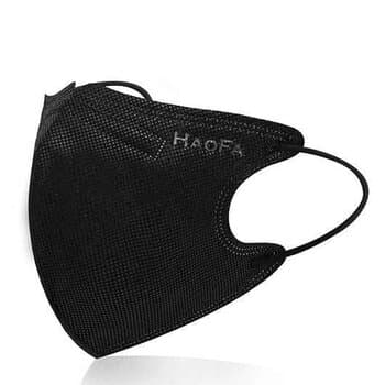 HAOFA 3D N95 Medical Mask (Taiwan N95 Specification) Black M Size 30 HAOFA 3D N95 Medical Mask (Taiwan N95 Specification) Black M Size 30