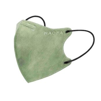HAOFA 3D N95 Medical Mask (Taiwan N95 Specification) Smoke Green | 30pcs M Size Fixed Size HAOFA 3D N95 Medical Mask (Taiwan N95 Specification) Smoke Green | 30pcs M Size Fixed Size