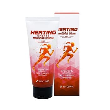 3W Clinic Heating Sports Massage Cream 120ml 3W Clinic Heating Sports Massage Cream 120ml