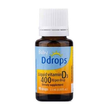 Ddrops Baby 400 IU Vitamin D3 Drops 90Drops/2.5ml Ddrops Baby 400 IU Vitamin D3 Drops 90Drops/2.5ml