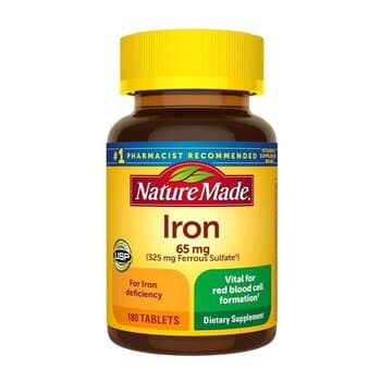 Nature Made Iron 65mg Dietary Supplement 365 Tablets Nature Made Iron 65mg Dietary Supplement 365 Tablets
