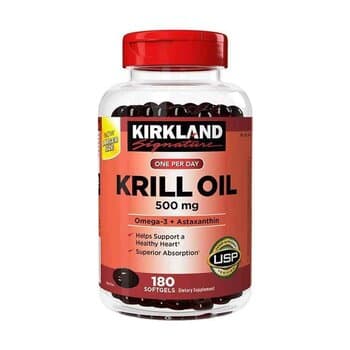 Kirkland Krill Oil 500mg 180 Softgels Kirkland Krill Oil 500mg 180 Softgels