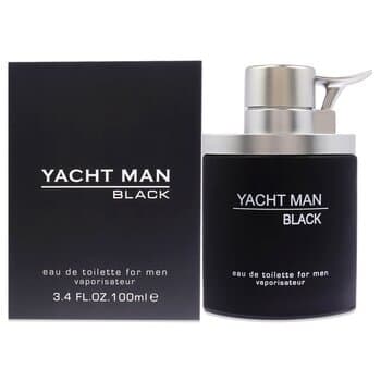 Myrurgia Yacht Man Black by Myrurgia for Men - 3.4 oz EDT Spray 3.4 oz Myrurgia Yacht Man Black by Myrurgia for Men - 3.4 oz EDT Spray 3.4 oz