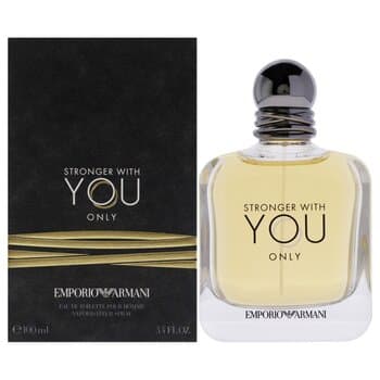 Giorgio Armani Emporio Armani Stronger With You Only by Giorgio Armani for Men - 3.4 oz EDT Spray 3.4 oz Giorgio Armani Emporio Armani Stronger With You Only by Giorgio Armani for Men - 3.4 oz EDT Spray 3.4 oz