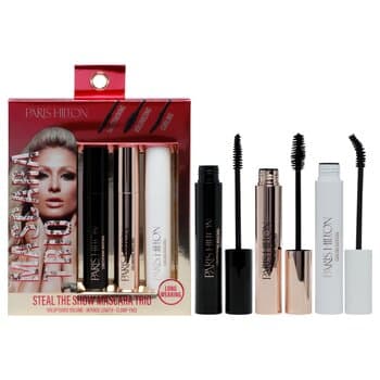 Paris Hilton Steal The Show Mascara Trio by Paris Hilton Cosmetics for Women - 3 Pc 0.27oz Lengthening Mascara, 0.27oz Volumizing Mas 3 Pc Paris Hilton Steal The Show Mascara Trio by Paris Hilton Cosmetics for Women - 3 Pc 0.27oz Lengthening Mascara, 0.27oz Volumizing Mas 3 Pc