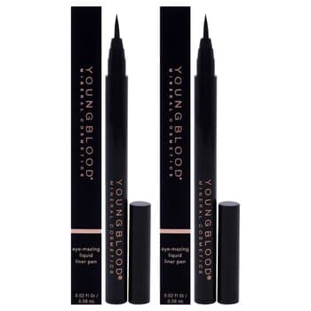 Youngblood Eye-Mazing Liquid Liner Pen - Noir by Youngblood for Women - 0.02 oz Eyeliner - Pack of 2 0.02 oz Youngblood Eye-Mazing Liquid Liner Pen - Noir by Youngblood for Women - 0.02 oz Eyeliner - Pack of 2 0.02 oz