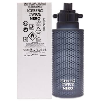 Iceberg Iceberg Twice Nero by Iceberg for Men 4.2 oz EDT Spray Tester 4.2 oz Iceberg Iceberg Twice Nero by Iceberg for Men 4.2 oz EDT Spray Tester 4.2 oz