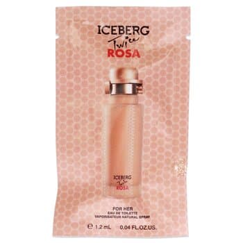 Iceberg Iceberg Twice Rosa by Iceberg for Women - 1.2 ml EDT Spray Vial (Mini) 1.2 ml Iceberg Iceberg Twice Rosa by Iceberg for Women - 1.2 ml EDT Spray Vial (Mini) 1.2 ml