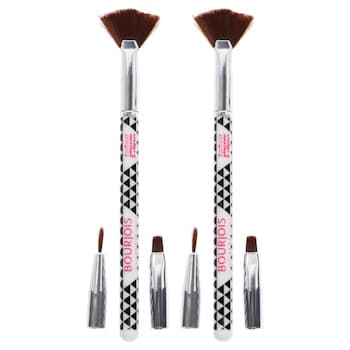 Bourjois MultiBrush Nail Art Set by Bourjois for Women 3 Pc Set Fan Brush, Shader Brush, Liner Brush Pack of 2 3 Pc Set Bourjois MultiBrush Nail Art Set by Bourjois for Women 3 Pc Set Fan Brush, Shader Brush, Liner Brush Pack of 2 3 Pc Set