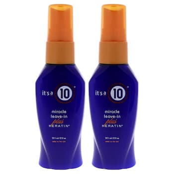 It's A 10 Miracle Leave In Plus Keratin by Its A 10 for Unisex 2 oz Hair Spray Pack of 2 Fixed Size It's A 10 Miracle Leave In Plus Keratin by Its A 10 for Unisex 2 oz Hair Spray Pack of 2 Fixed Size