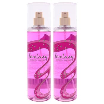 Britney Spears Fantasy by Britney Spears for Women 8 oz Fragrance Mist Pack of 2 Fixed Size Britney Spears Fantasy by Britney Spears for Women 8 oz Fragrance Mist Pack of 2 Fixed Size