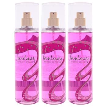 Britney Spears Fantasy by Britney Spears for Women 8 oz Fragrance Mist Pack of 3 Fixed Size Britney Spears Fantasy by Britney Spears for Women 8 oz Fragrance Mist Pack of 3 Fixed Size