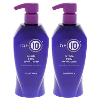 It's A 10 Miracle Daily Conditioner by Its A 10 for Unisex 10 oz Conditioner Pack of 2 Fixed Size It's A 10 Miracle Daily Conditioner by Its A 10 for Unisex 10 oz Conditioner Pack of 2 Fixed Size
