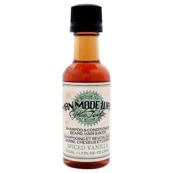 18.21 Man Made 3In1 Man Made Wash Spiced Vanilla by 18.21 Man Made for Men 1.7 oz Shampoo, Conditioner and Body Wash 1.7 oz 18.21 Man Made 3In1 Man Made Wash Spiced Vanilla by 18.21 Man Made for Men 1.7 oz Shampoo, Conditioner and Body Wash 1.7 oz