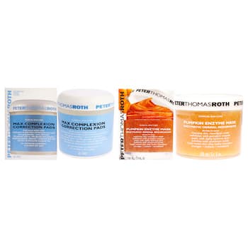 Peter Thomas Roth Max Complexion Correction Pads and Pumpkin Enzyme Mask Kit by Peter Thomas Roth for Unisex 2 Pc Kit 60 Pc Pads, 5.1oz M 2 Pc Kit Peter Thomas Roth Max Complexion Correction Pads and Pumpkin Enzyme Mask Kit by Peter Thomas Roth for Unisex 2 Pc Kit 60 Pc Pads, 5.1oz M 2 Pc Kit