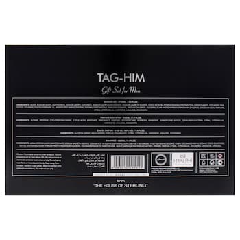 Armaf Tag Him by Armaf for Men 4 Pc Gift Set 3.4oz EDP Spray, 3.4oz Shower Gel, 8.4oz Shampoo, 1.7oz Body Spray 4 Pc Gift Set Armaf Tag Him by Armaf for Men 4 Pc Gift Set 3.4oz EDP Spray, 3.4oz Shower Gel, 8.4oz Shampoo, 1.7oz Body Spray 4 Pc Gift Set