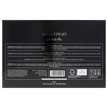 Armaf Ventana by Armaf for Men 4 Pc Gift Set 3.4oz EDP Spray, 3.4oz Shower Gel, 8.4oz Shampoo, 1.7oz Body Spray 4 Pc Gift Set Armaf Ventana by Armaf for Men 4 Pc Gift Set 3.4oz EDP Spray, 3.4oz Shower Gel, 8.4oz Shampoo, 1.7oz Body Spray 4 Pc Gift Set