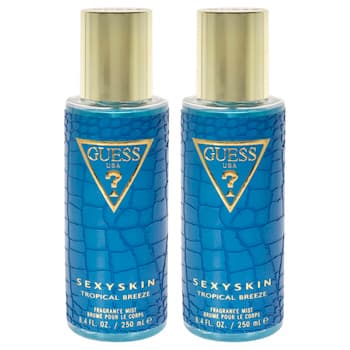 Guess Guess Sexy Skin Tropical Breeze by Guess for Women 8.4 oz Fragrance Mist Pack of 2 8.4 oz 8.4 oz Guess Guess Sexy Skin Tropical Breeze by Guess for Women 8.4 oz Fragrance Mist Pack of 2 8.4 oz 8.4 oz