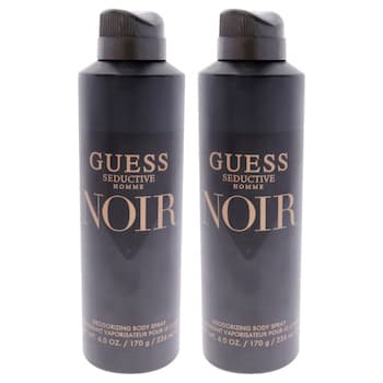 Guess Guess Seductive Homme Noir by Guess for Men 6 oz Body Spray Pack of 2 6 oz 6 oz Guess Guess Seductive Homme Noir by Guess for Men 6 oz Body Spray Pack of 2 6 oz 6 oz