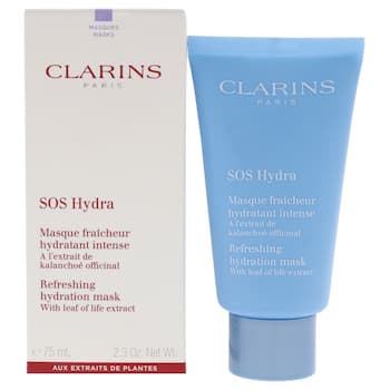 Clarins SOS Hydra Refreshing Hydration Mask by Clarins for Women 2.3 oz Mask Fixed Size Clarins SOS Hydra Refreshing Hydration Mask by Clarins for Women 2.3 oz Mask Fixed Size