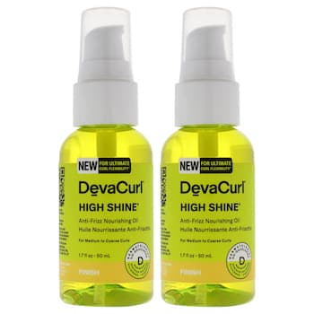 DevaCurl High Shine Nourishing AntiFrizz OilNP by DevaCurl for Unisex 1.7 oz Oil Pack of 2 1.7 oz DevaCurl High Shine Nourishing AntiFrizz OilNP by DevaCurl for Unisex 1.7 oz Oil Pack of 2 1.7 oz