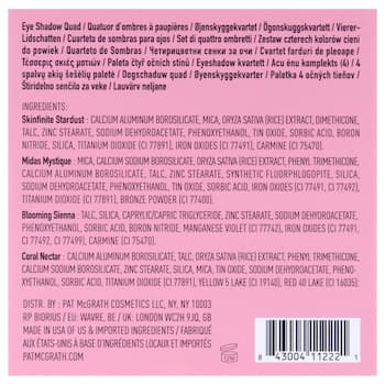 Pat McGrath Labs Eye Shadow Quad Nirvana Nectar by Pat Mcgrath Labs for Women 0.14 oz Eye Shadow 0.14 oz Pat McGrath Labs Eye Shadow Quad Nirvana Nectar by Pat Mcgrath Labs for Women 0.14 oz Eye Shadow 0.14 oz