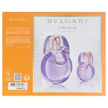 Bvlgari Omnia Amethyste by Bvlgari for Women 2 Pc Gift Set 3.4oz EDT Spray, 0.5oz EDT Spray 2 Pc Gift Set Bvlgari Omnia Amethyste by Bvlgari for Women 2 Pc Gift Set 3.4oz EDT Spray, 0.5oz EDT Spray 2 Pc Gift Set