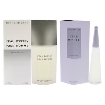 Issey Miyake Leau Dissey Kit by Issey Miyake for Unisex 2 Pc Kit 6.7 oz EDT Spray, 1.6 oz EDT Spray 2 Pc Kit Issey Miyake Leau Dissey Kit by Issey Miyake for Unisex 2 Pc Kit 6.7 oz EDT Spray, 1.6 oz EDT Spray 2 Pc Kit
