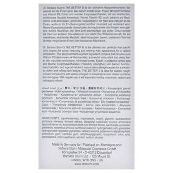 Dr. Barbara Sturm The Better B Niacinamide Serum by Dr. Barbara Sturm for Women 1.01 oz Serum 1.01 oz Dr. Barbara Sturm The Better B Niacinamide Serum by Dr. Barbara Sturm for Women 1.01 oz Serum 1.01 oz